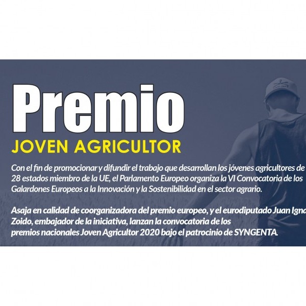 Bases de la Convocatoria ‘Premio Joven Agricultor 2020’