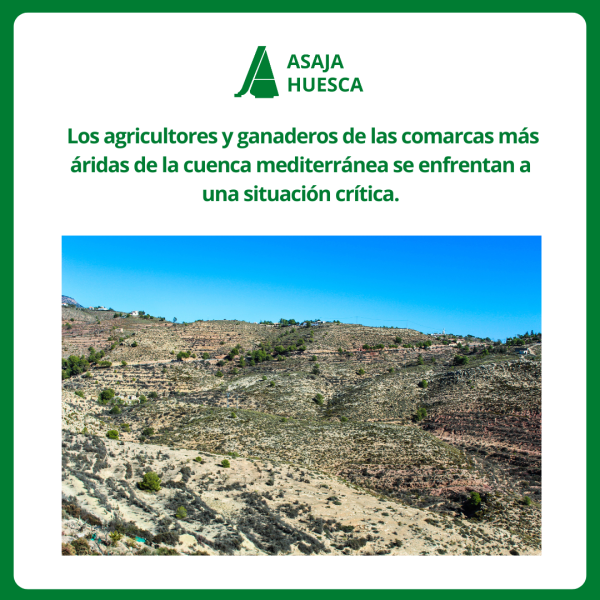 ASAJA, COAG y Cooperativas piden Mesa de la Sequía