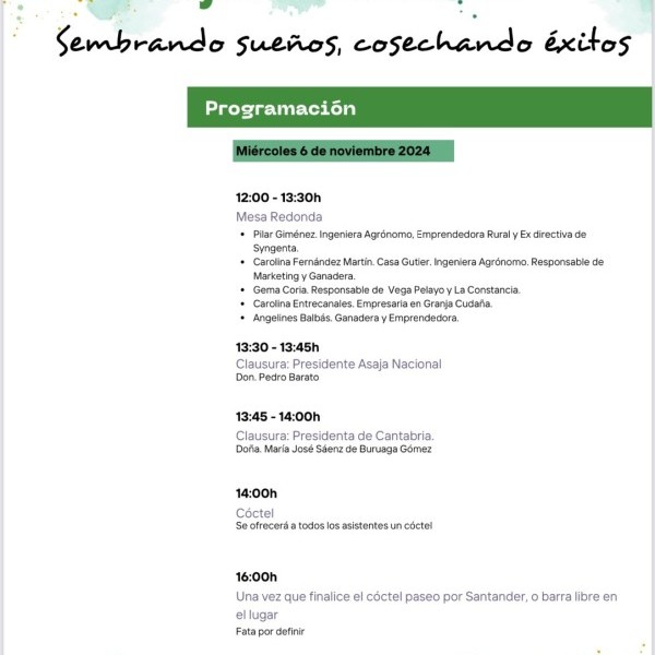 III Congreso de Mujeres Rurales, sembrando sueños, cosechando éxitos