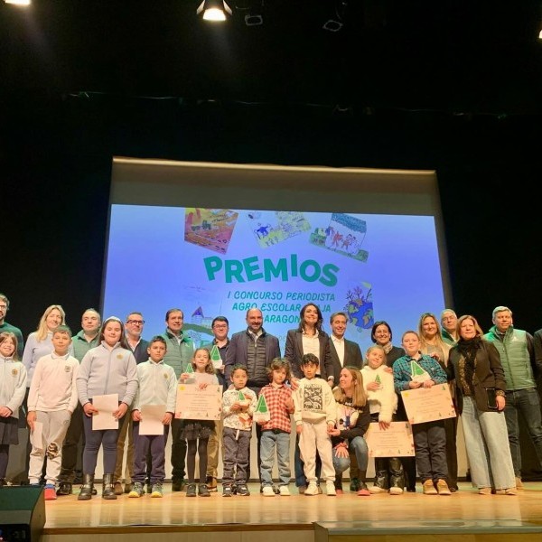 I Concurso Periodista Agro Escolar ASAJA Aragón, entrega de premios